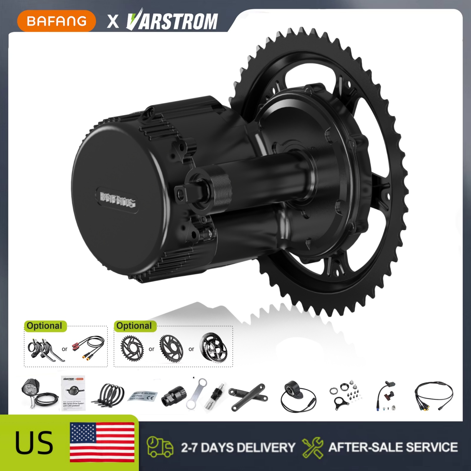 Bafang Bbs02B 48V 750W Mid Drive Kit - BAFANG 48V 500W 750W Mid Drive