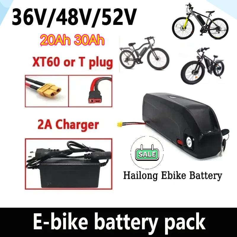 36-48-52V For Motor Electric M - Ebike Battery 48V 20Ah Hailong 评论和价格